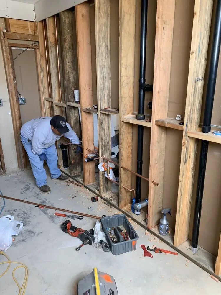 Commercial rough-in plumbing for Water Heater Replacement in New Hartford